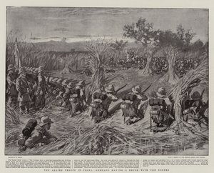 The Allied Troops in China, Germans having a Brush with the Boxers by William Small